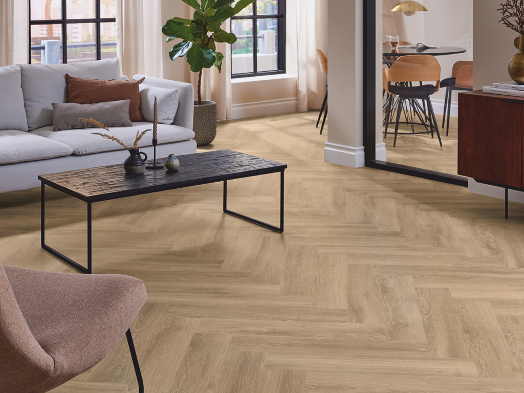 Parva River Oak XL Rhone Gluedown Vinyl Planke LVT
