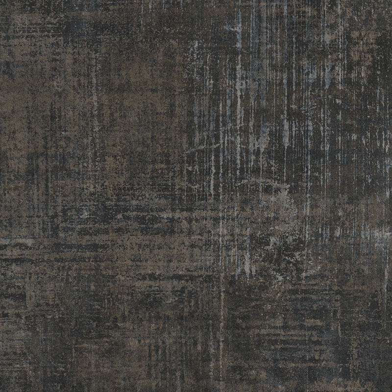 Abstract Chocolate Black Gluedown Vinyl Planke LVT