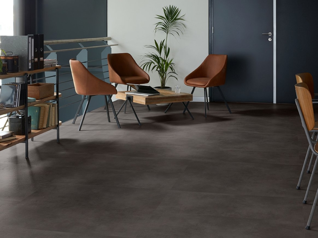 Nuance Charcoal Gluedown Vinyl Planke LVT Nuance Charcoal Gluedown Vinyl Planke LVT