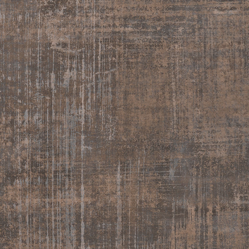 Abstract Coffee Brown Gluedown Vinyl Planke LVT