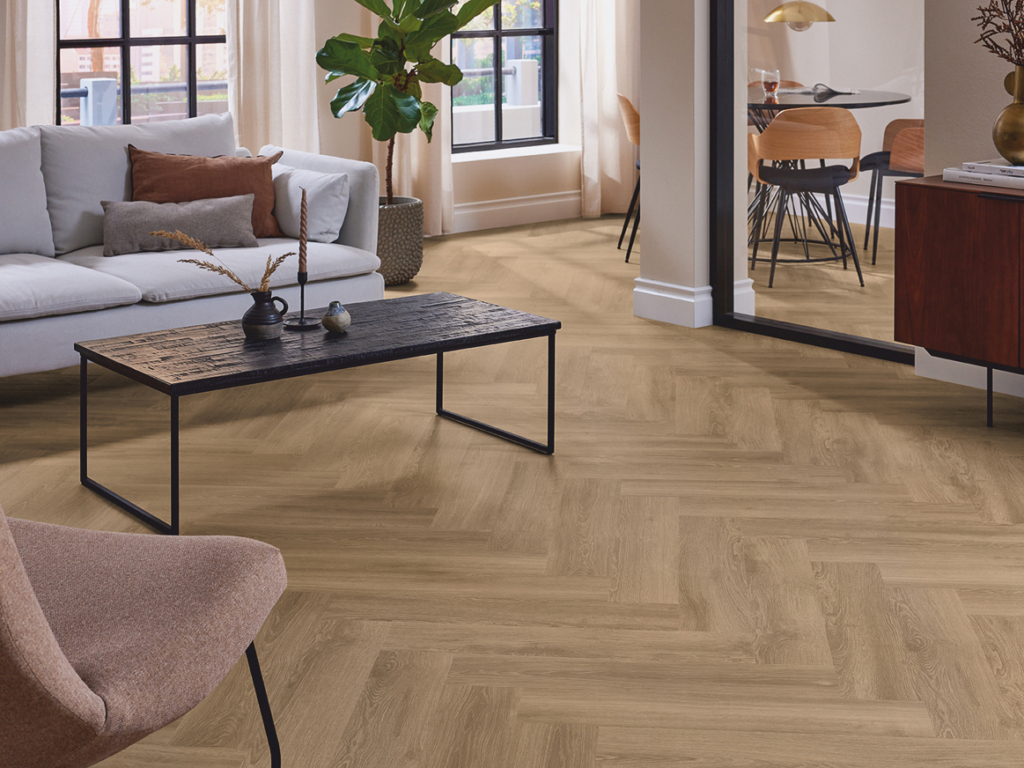 Parva River Oak XL Volga Gluedown Vinyl Planke LVT