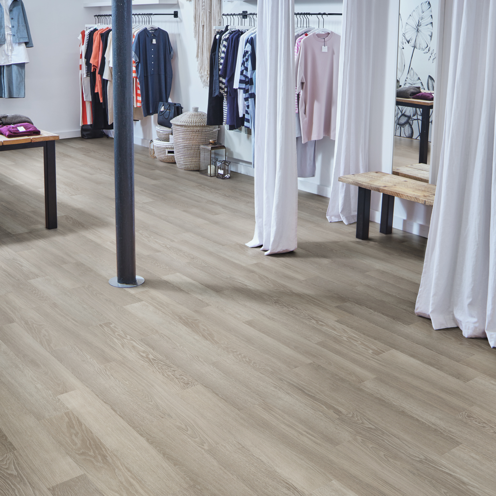 Rubens Wood Grey Limed Oak Planke zum Kleben