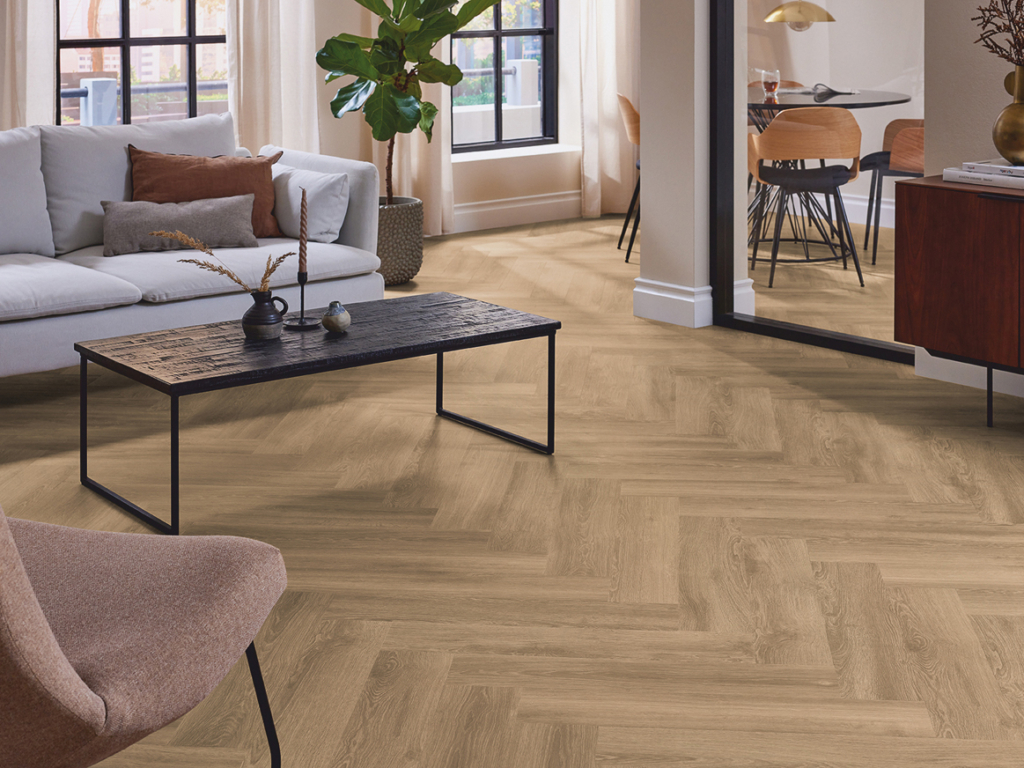 Parva River Oak XL Tarn Gluedown Vinyl Planke LVT