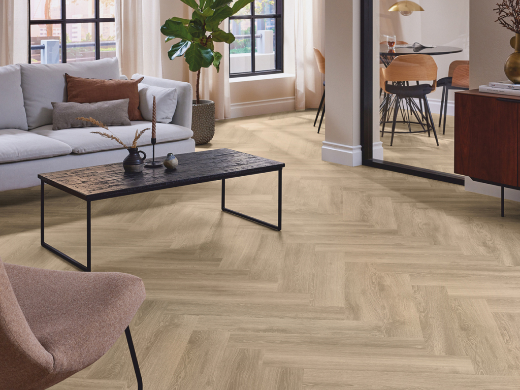 Parva River Oak XL Po Gluedown Vinyl Planke LVT