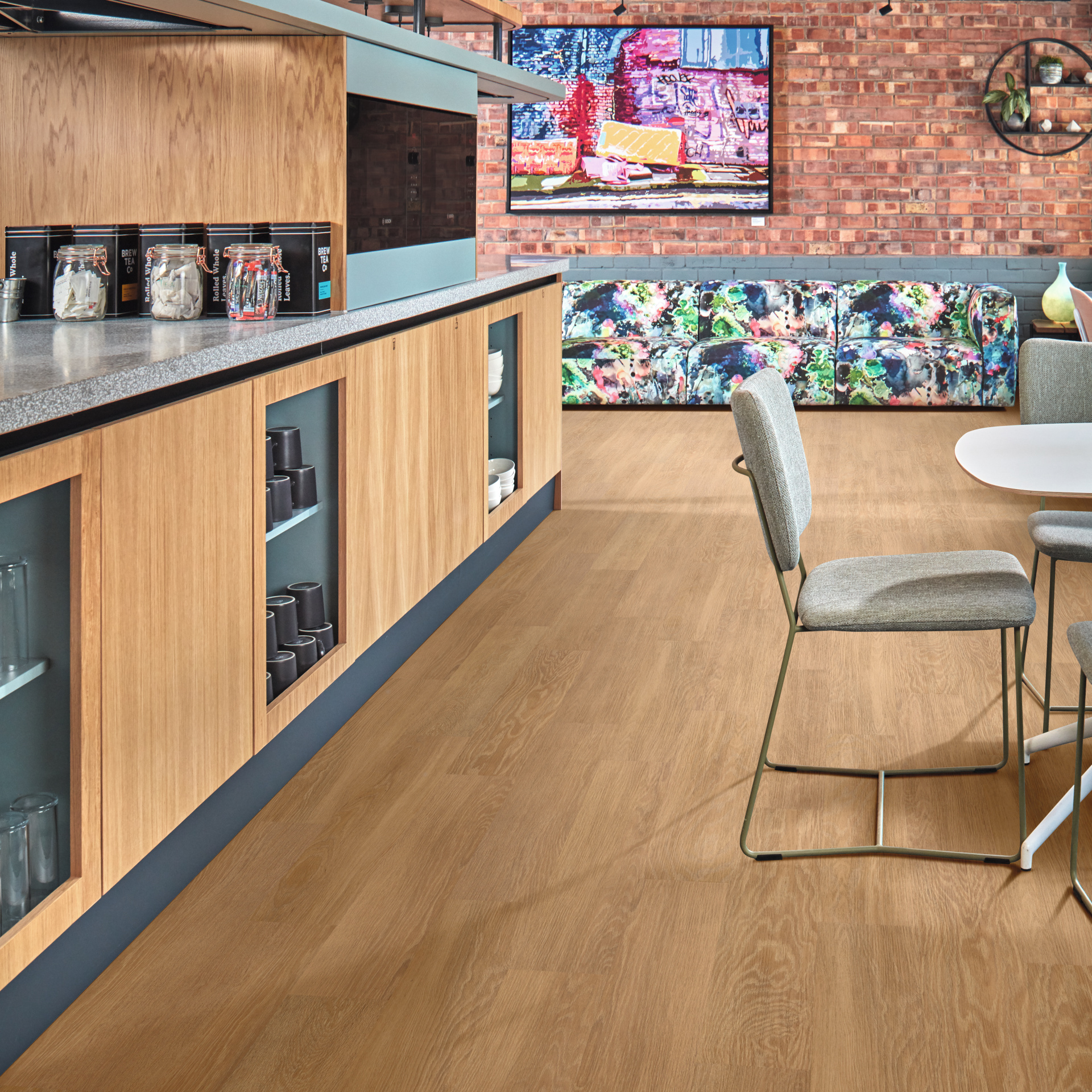 Rubens Wood Honey Limed Oak Planke zum Kleben