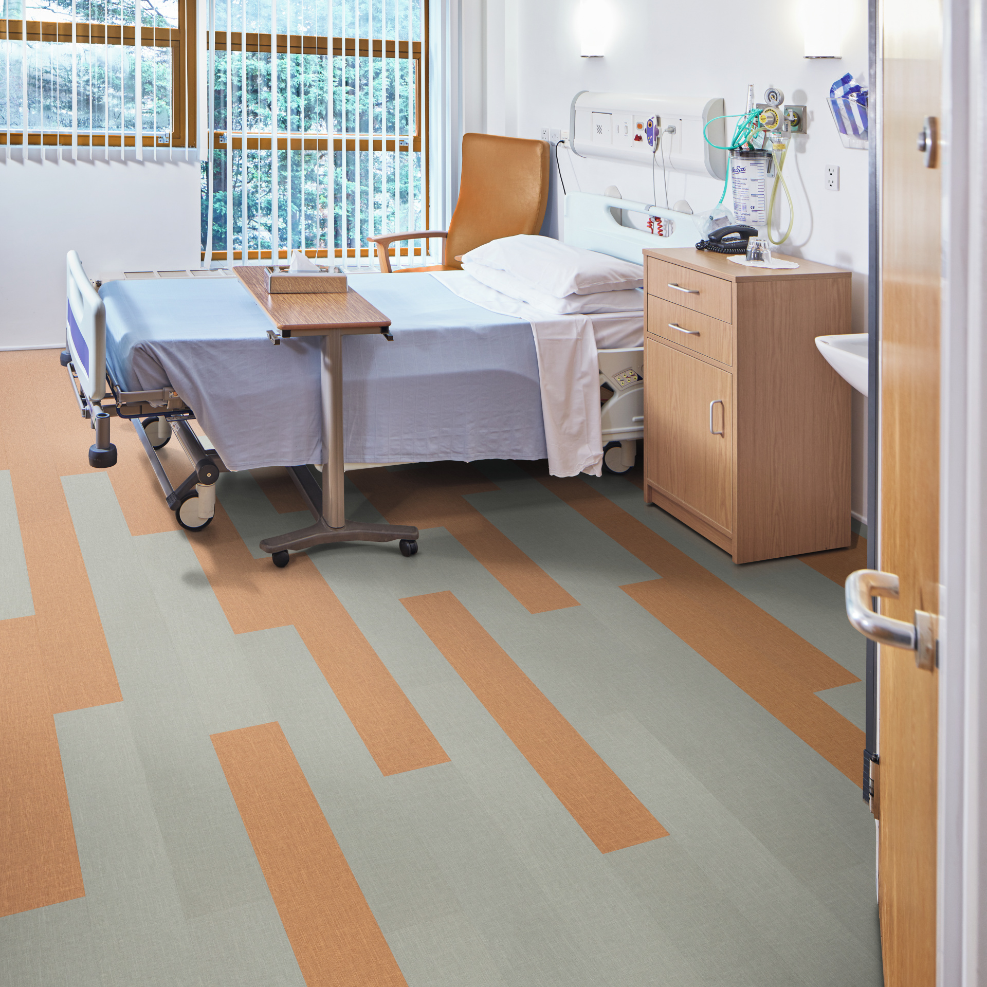 Opus Abstract Zinc Planke zum Kleben