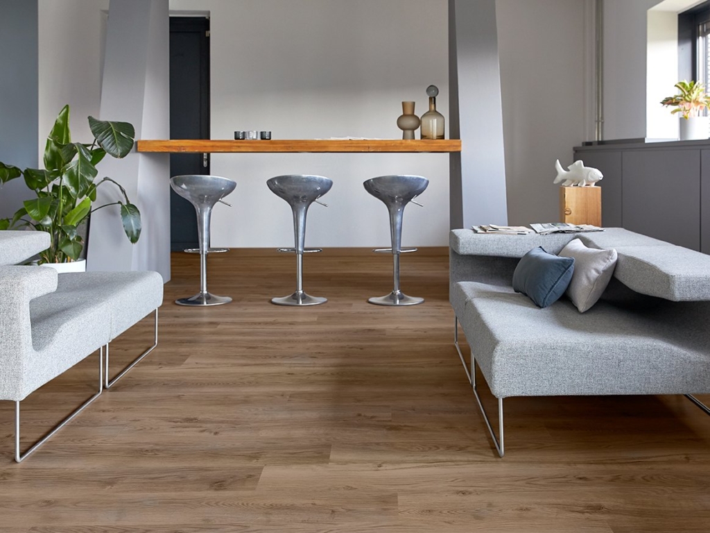 Bramber Chestnut Alforf Gluedown Vinyl Planke LVT
