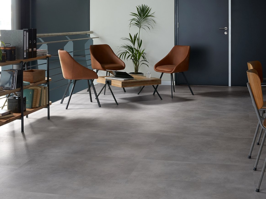 Nuance Blue Grey Click Vinyl Planke LVT