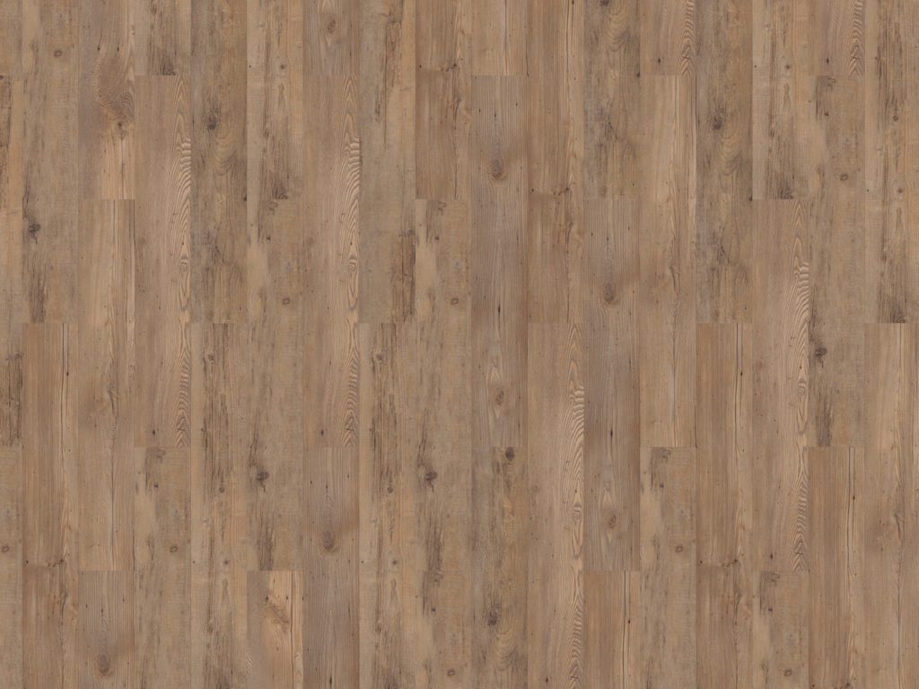 Authentic Plank Mocha Gluedown Vinyl Fliese LVT