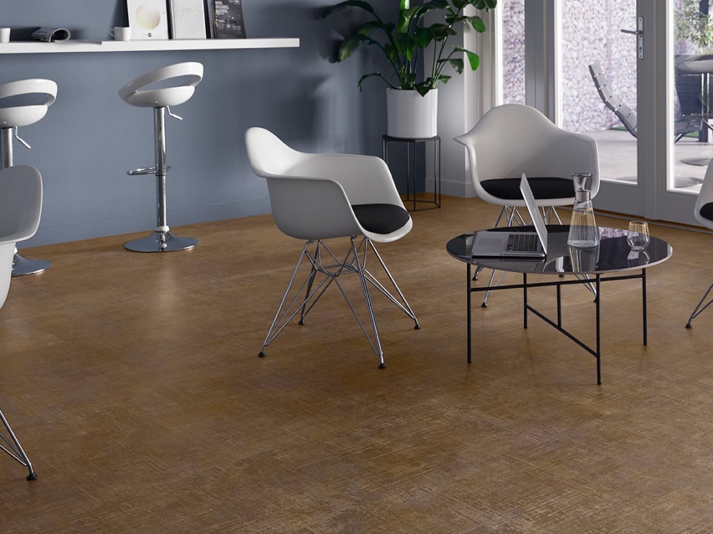 Abstract Blast Bronze Loose Lay Vinyl Planke LVT